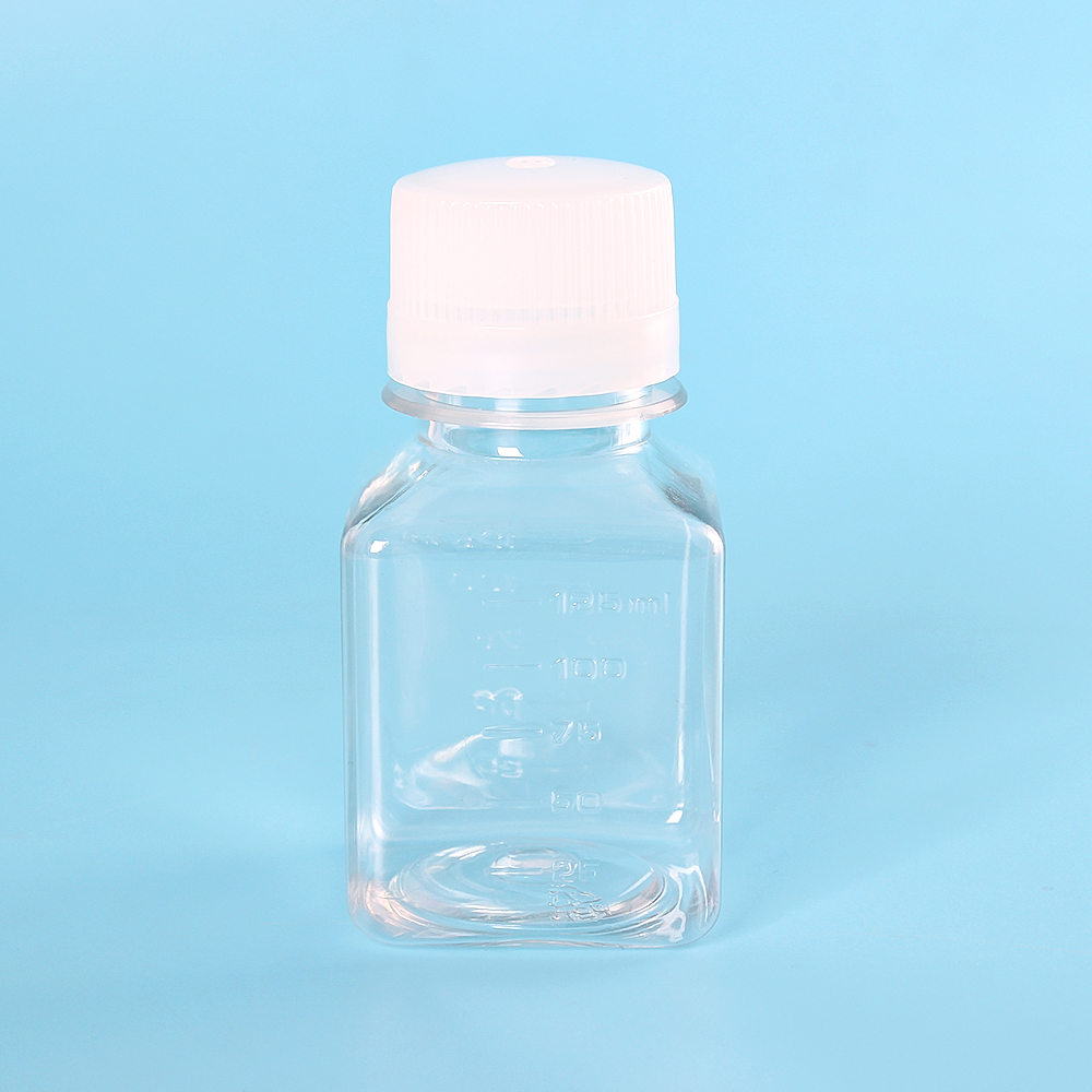 PET-125-T-J Cell Culture Bottle 125mL for Lab Reagent Bottle
