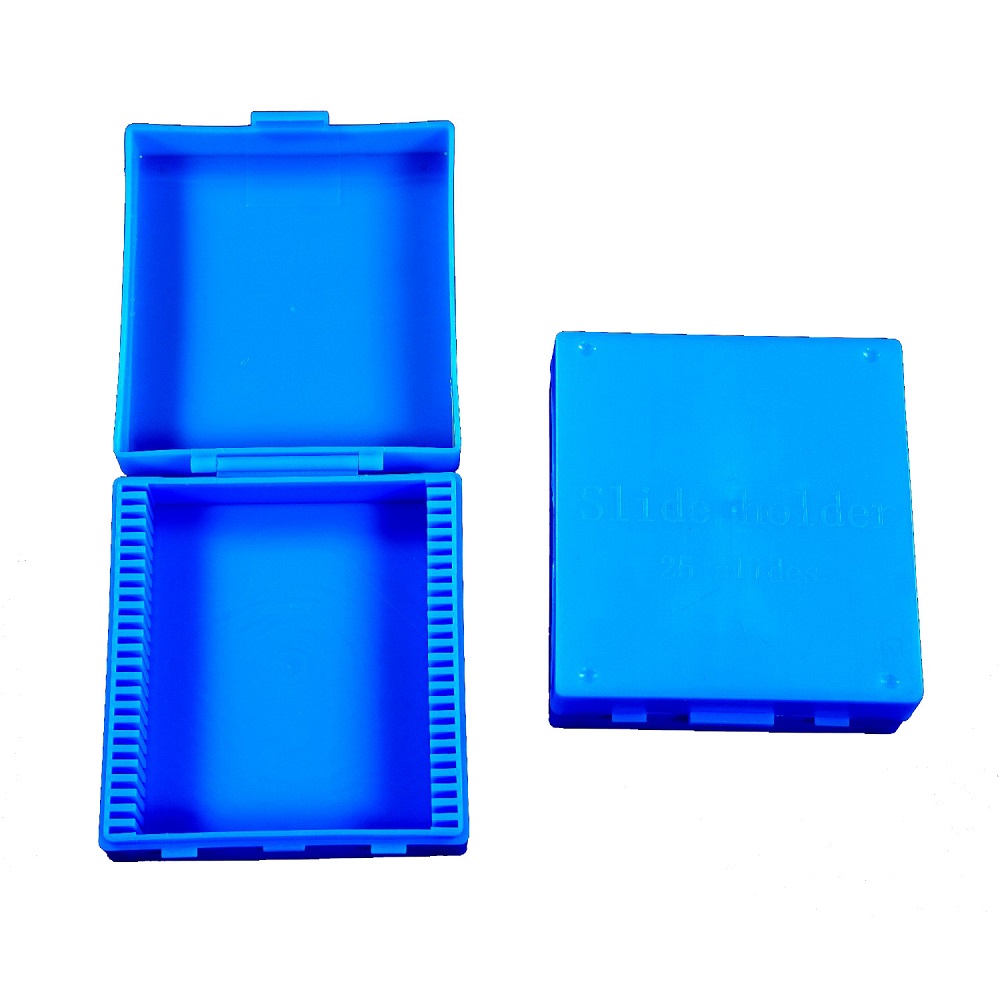 Microscope Slide/Microslide Box with 25 Slots 